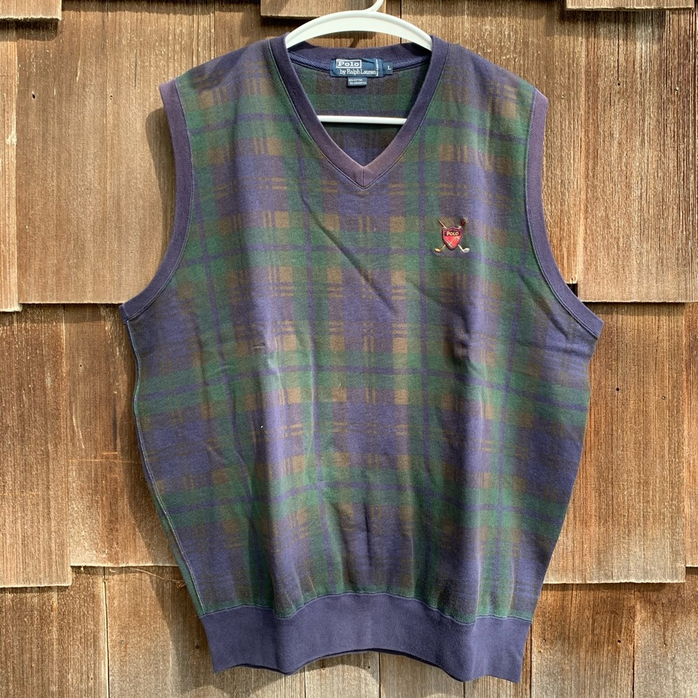 Vintage polo Ralph Lauren sweater vest.